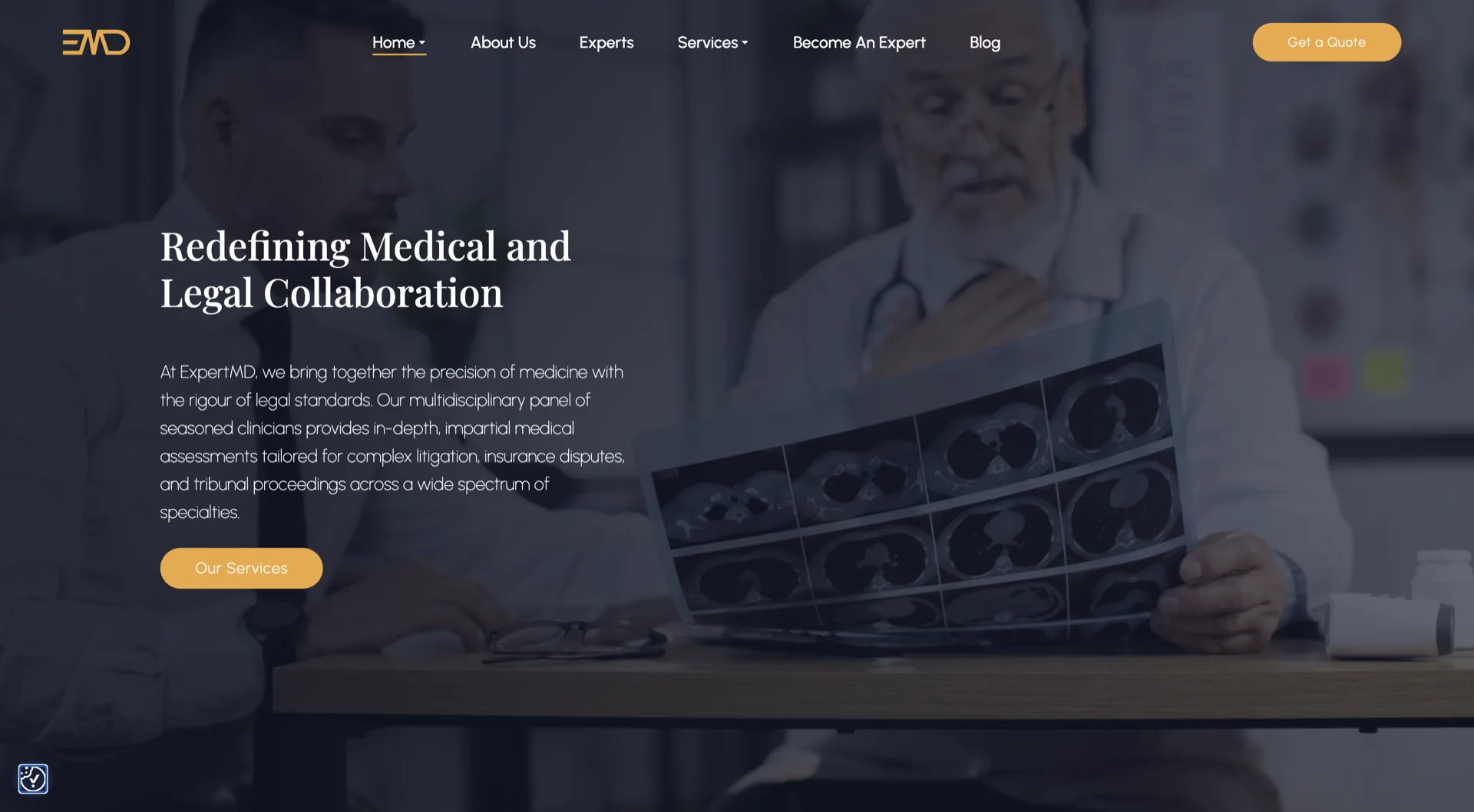 ExpertMD website