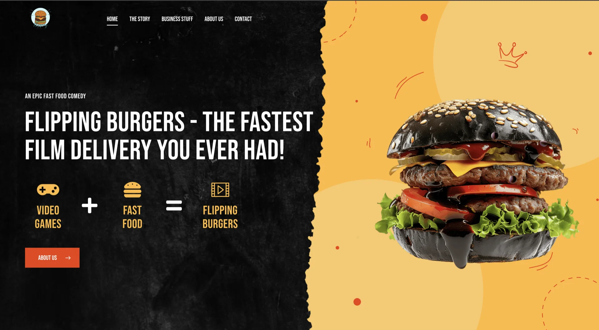 Flipping Burgers website